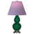 Vert foncé / argent antique