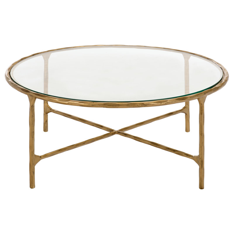 Table basse Evelynn, Laiton, Clair, Harwich