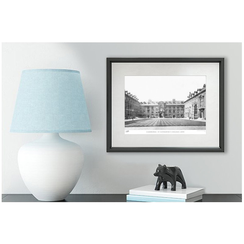 Cambridge, St Catharine's College C1870 by Francis Frith - Single Picture Frame Print, 28cm H x 36cm W x 2.3cm D
