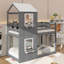 Enchanteur lit superposé simple en bois avec toit-962584936