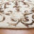 Berman Hand Tufted Wool/Cotton Ikat Rug in Ivory/Chocolate-1305203559