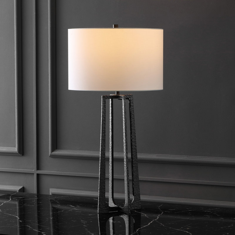 Pollyanna Metal Base Table Lamp, Black