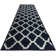 Woodway Geometric Navy Blue Area Rug