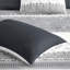 Housse de couette pour très grand lit / très grand lit, coton touffeté en chenille, blanc, attrayant, fermeture à boutons, coins à nouer à l'intérieur, lavable à la machine et 2 taies décoratives incluses Style coton, look, fermeture à boutons, 4 coins