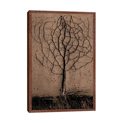 Asphalt Tree by Rasto Gallo - Print on Canvas