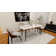 Khaleesie Rectangular Sintered Stone Ceramics Dining Table