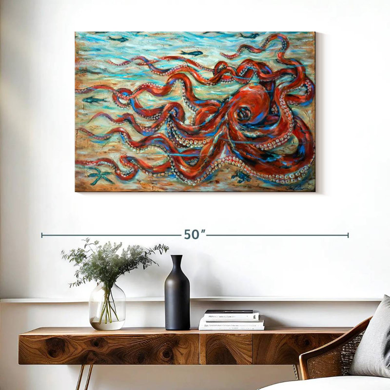 Octopus Crawl, 26" H x 39" W