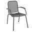 Stacking Patio Dining Armchair-875136472