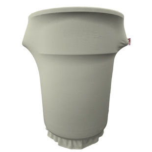 LA Linen Trash Can Cover 33'' H x 26'' W