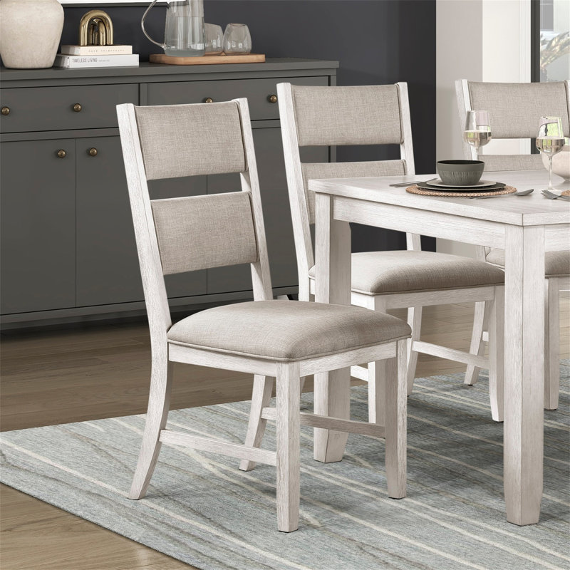 Ensemble de salle à manger 7 pièces Modern Farmhouse, 7 pièces : table, 6 chaises