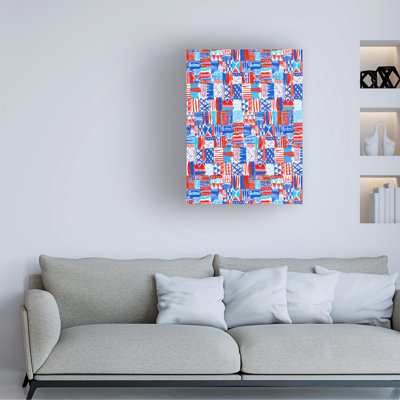 Jess Stempel American Patchwork Canvas Art