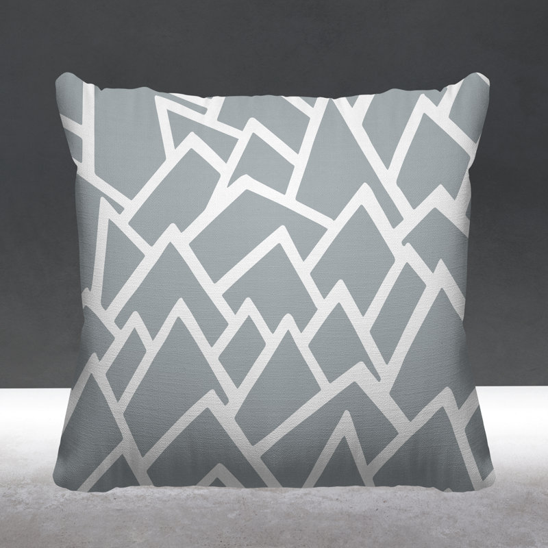 Coussin Speck, L 15 po x H 15 po, gris