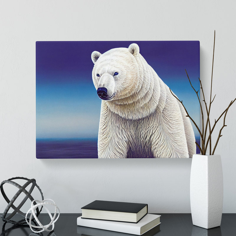 Terrific Polar Bear - Wrapped Canvas, 50cm H x 76cm W x 3cm D