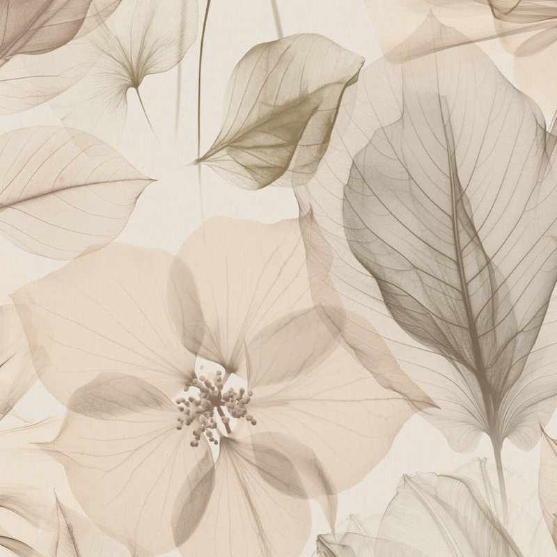 Papier peint aigue-marine Arlington, Brun