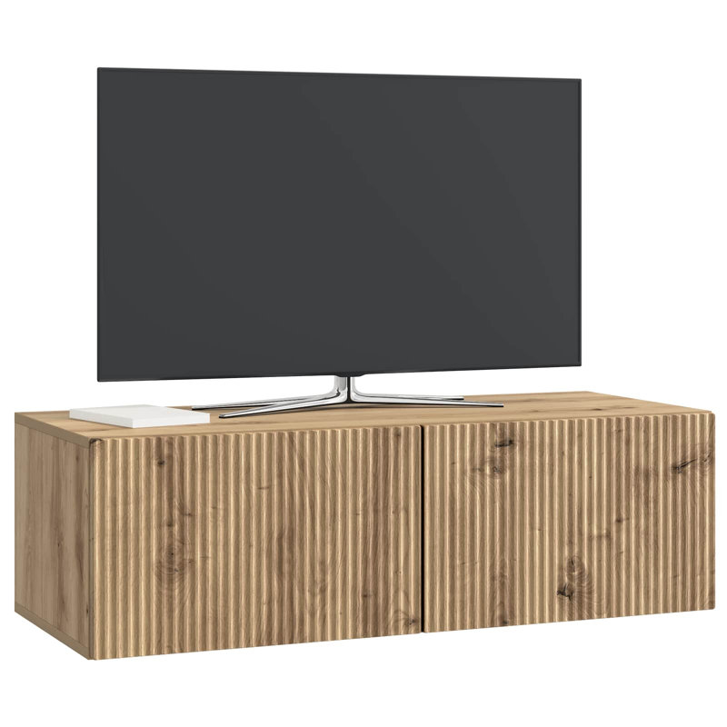 Unfinished TV Stand, Artisan Oak, 30cm H x 98cm L x 41cm W