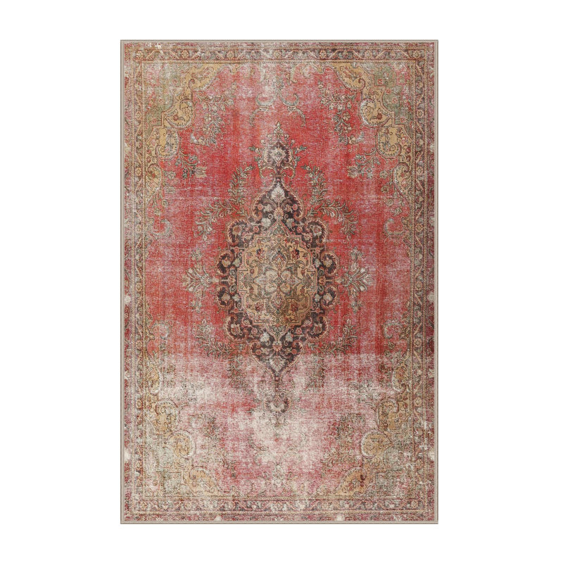Aghancrossy Oriental Indoor Rug, Rectangle 8' x 10'