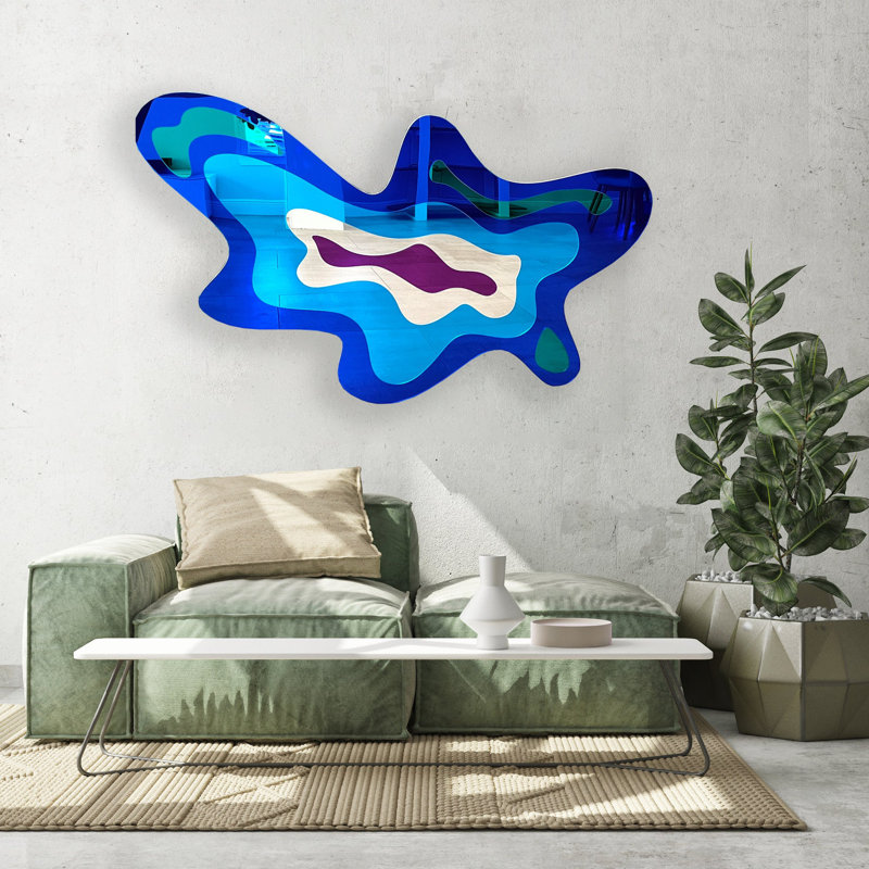 Art mural amibe acrylique