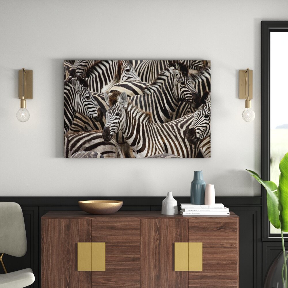 Leinwandbild Zebra