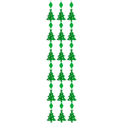 PMU Christmas Tree Prismatic Pendant Decoration for Christmas (3/pkg)