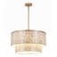 22" 5-Light Tiered Capiz Shell Drum Chandelier-1545769804-1545769805