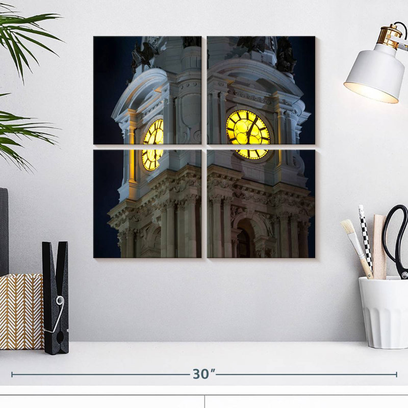 Lilie Philadelphia Clock Tower, 18" H x 18" W