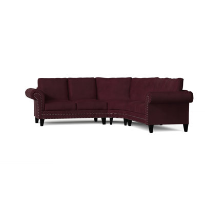 Jenny Upholstered L-Shaped Sectional Symmetrical