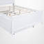Lit plateforme en bois avec lit gigogne et rangement-275910845