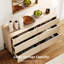 Commode pour la chambre à coucher avec 6 tiroirs, commode Aadham-1426340263