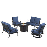 Pailyn Outdoor 6 - Piece Conversation Set