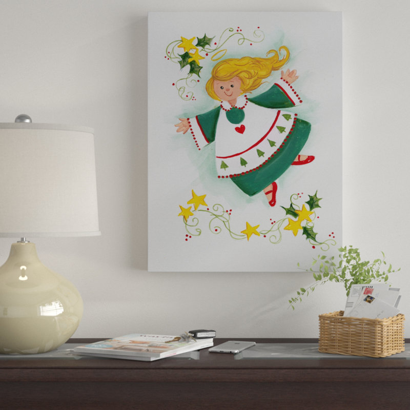 «Woman in Green», art sur toile, H 24 po x l 18 po x P 2 po