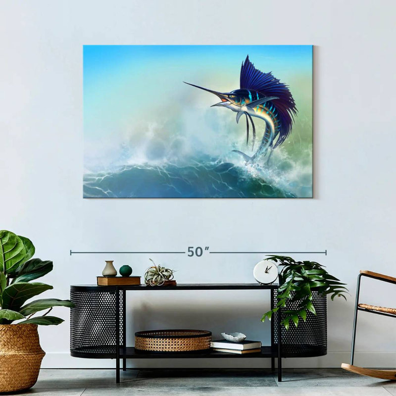 Sailfish Jump, H 30 po x l 45 po
