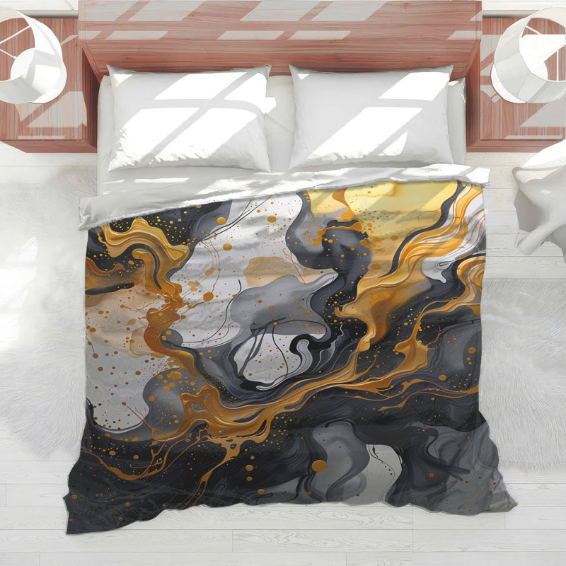 Abstract Bedding Art Comforter Modern, King