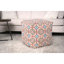 Pouf en tissu fabriqué à la main