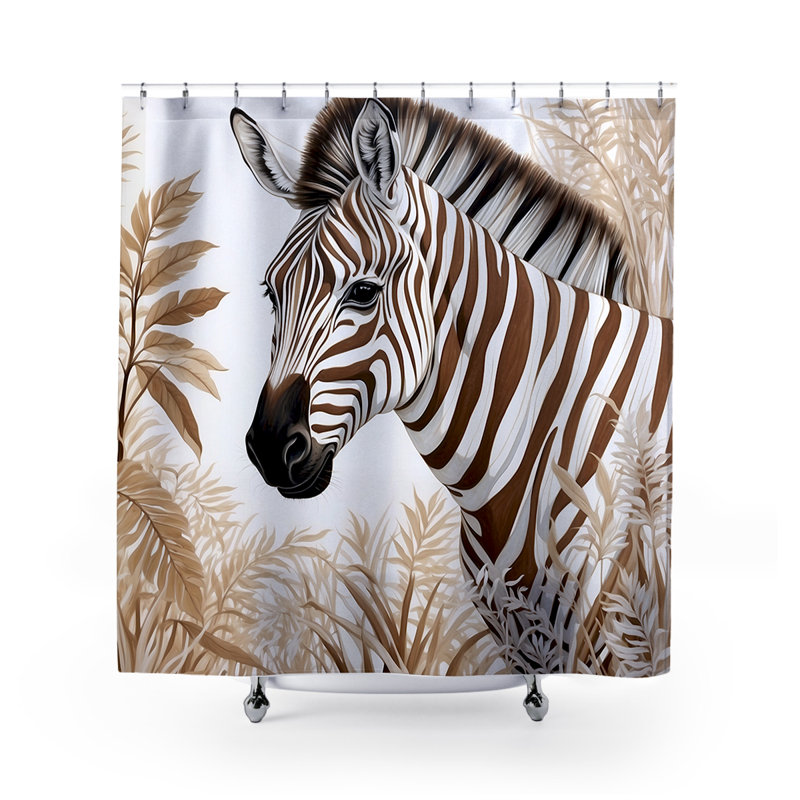 Killian Zebra Shower Curtain