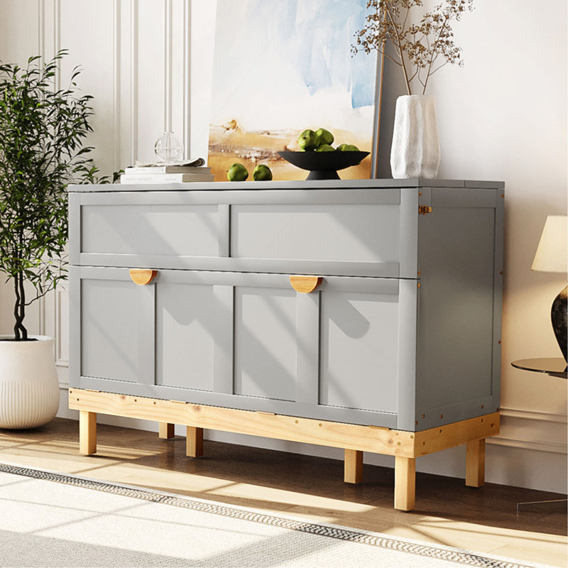 Grand lit escamotable gris, lit escamotable peu encombrant, Gris