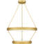 Amaryl Integrated LED Antique Brass Pendant Light