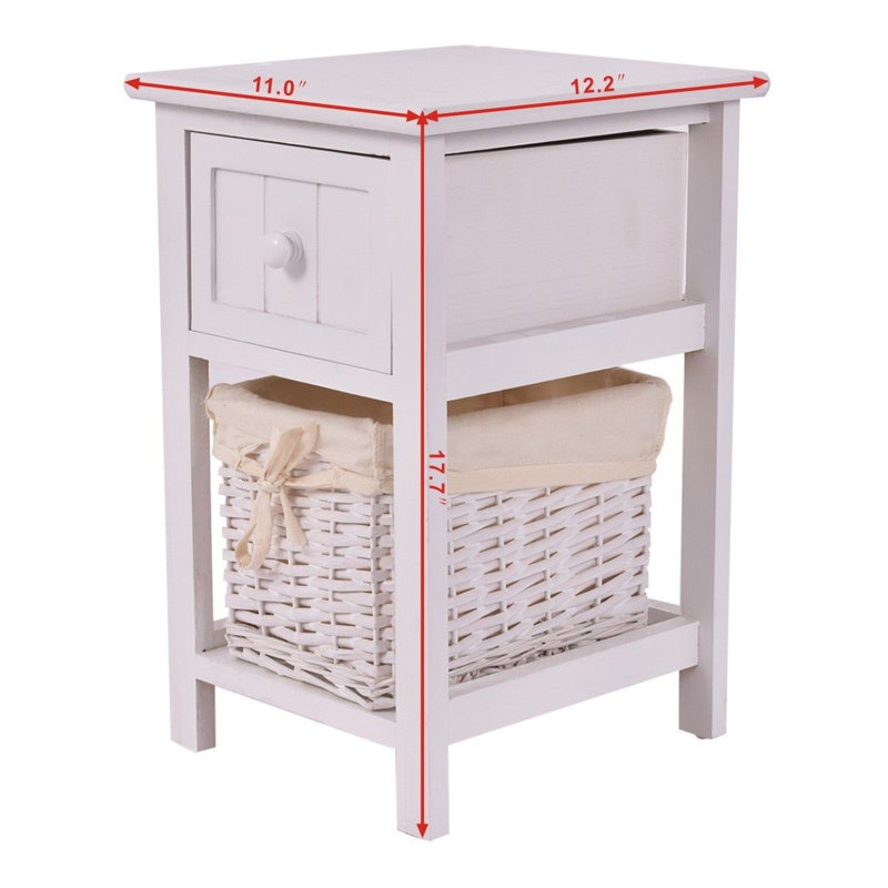 Barrister 31 cm W Bedside Table