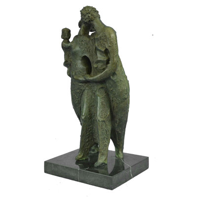Sculpture Birgit Salvador Dali avec un bébé