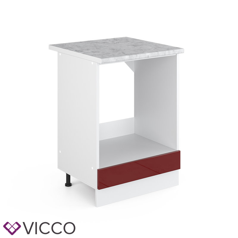 Leman Glossy Base Unit, Red