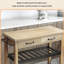 Îlot de cuisine 35,43 po style américain-1026263669