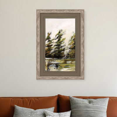 Evergreen Silver Framed Print Wall Art
