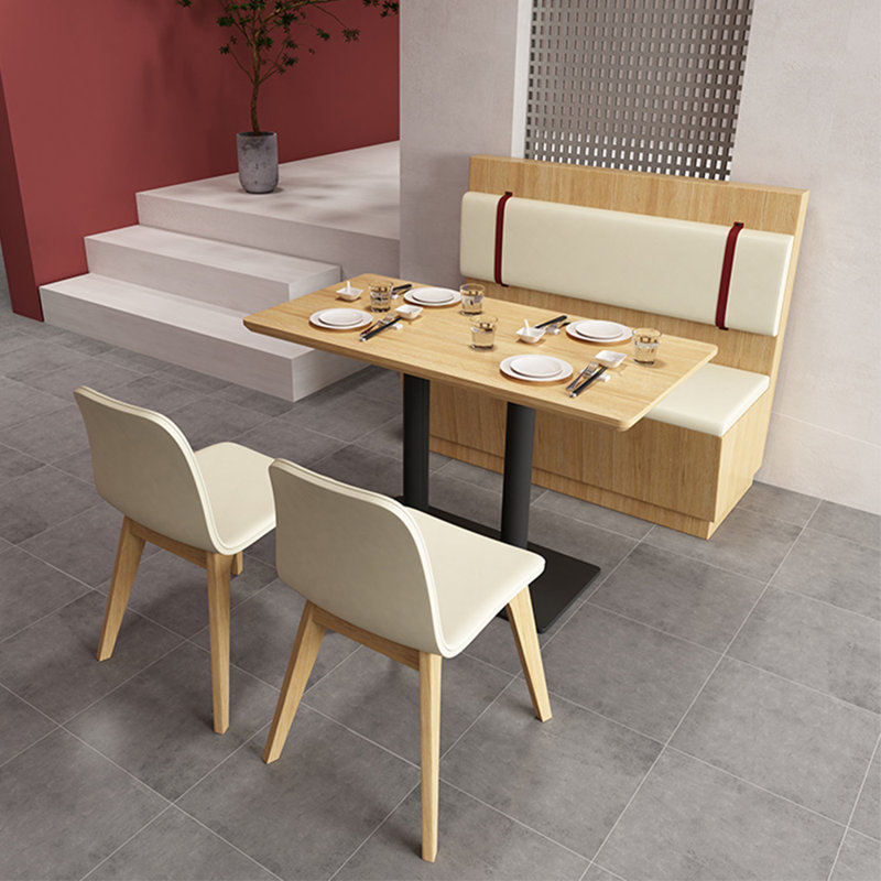 Banc rembourré en similicuir Modern Modern