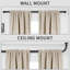 Premium Extendable Blackout Curtain Pole-709591255-709591254