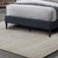 Grand lit, tête de lit tapissier en tissu de chambre à coucher 1 pièce-1129686722