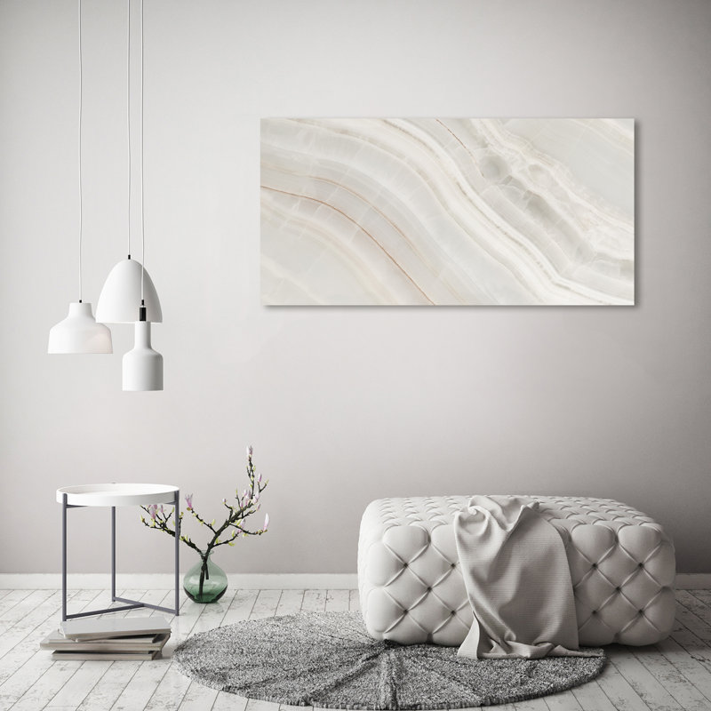 Marble Texture - Wrapped Canvas Print, 60cm H x 120cm W