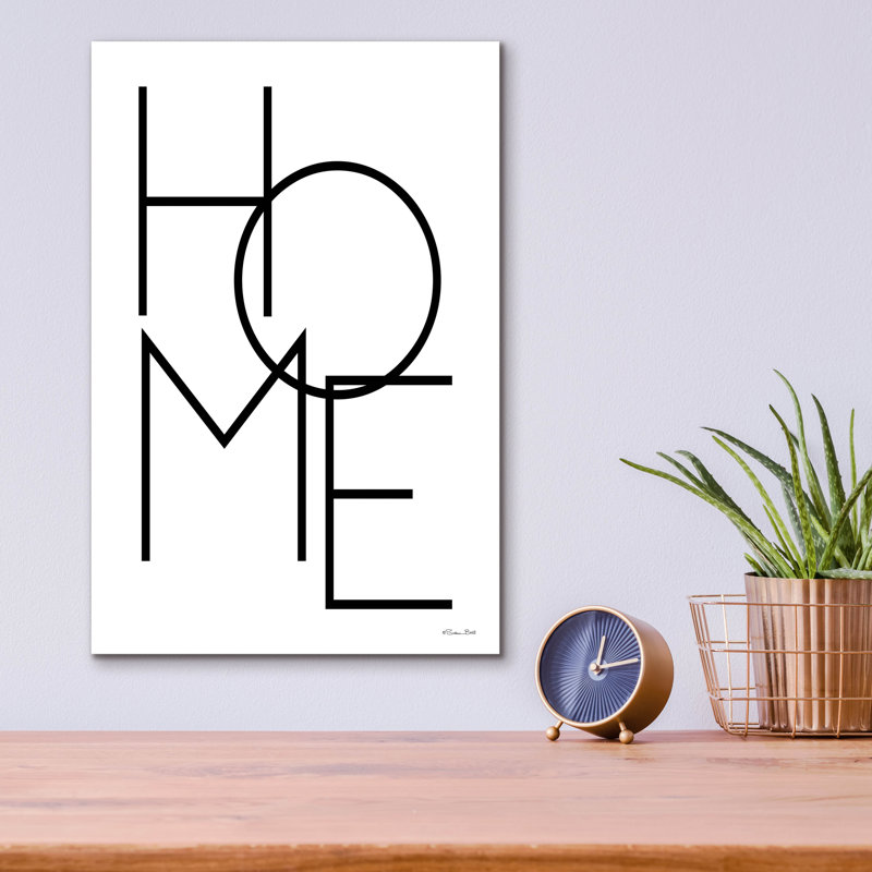  «Home» par Susan Ball, art mural en verre acrylique, 12 po x 16 po
