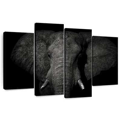 Brampt Mud Covered Elephant