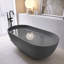 Baignoire ovale à surface solide, Baignoire de trempage autoportante-111988031