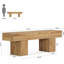 Banc de bout moderne, banc de salle à manger, banc d'entrée stable