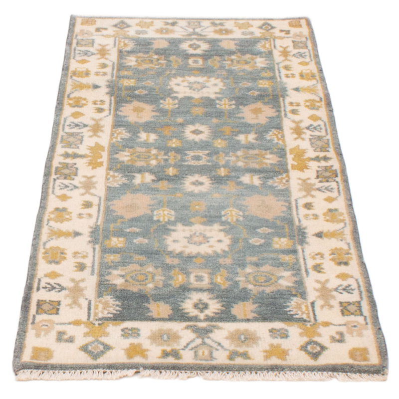 Tapis de couloir gris nouvel âge en laine 2 pi 8 po x 5 pi 10 po Bremer